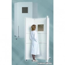 Ширма большая с центральной и двумя боковыми панелями